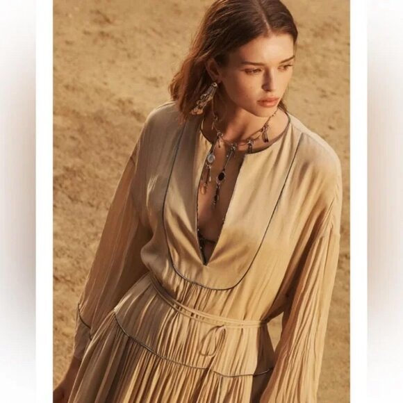 ZARA LIMITED EDITION LONG SLIT DRESS - Picture 2 of 8